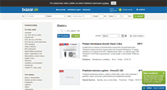 Desktop Screenshot of elektro.bazar.sk