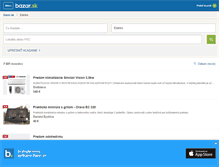 Tablet Screenshot of elektro.bazar.sk