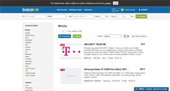 Desktop Screenshot of mobily.bazar.sk