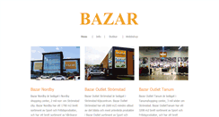 Desktop Screenshot of bazar.se