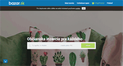 Desktop Screenshot of bazar.sk