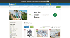 Desktop Screenshot of deti.bazar.sk